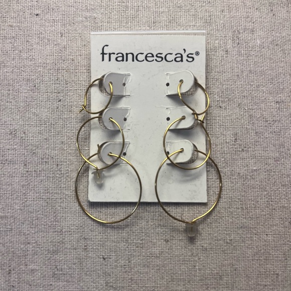 ✨Multi-Mini Hoop Set from Francesca’s - Picture 3 of 5